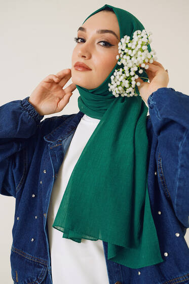 Elegant Serisi Nane Şal -21 - Black&White