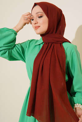 Elegant Serisi Tarçın Şal -35 - Başörtüsü