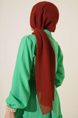 Elegant Serisi Tarçın Şal -35 - Başörtüsü