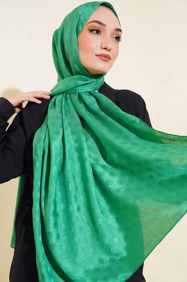 Elmas Desen Jakar Şal Benetton - Başörtüsü