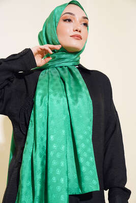 Elmas Desen Jakar Şal Benetton - Yılın Fırsatı