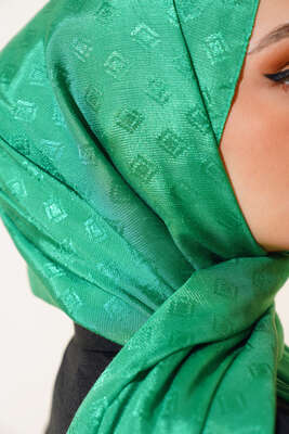 Elmas Desen Jakar Şal Benetton - Yılın Fırsatı