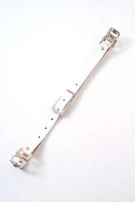 Metal Detailed White Belt-12545 - Thumbnail