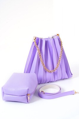Princess Series Pleated Bag -Lilke KLASS245 - Thumbnail