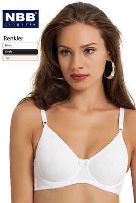 Underwire Unsupported Bra-Skin-813 - Thumbnail