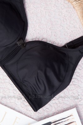 Unsupported Stripping Bra-Black-3565 - Thumbnail