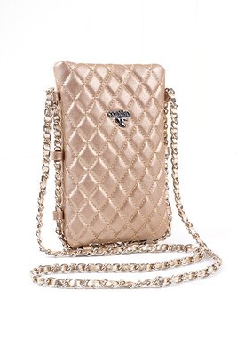 Vieste Series Chain Shoulder Bag -Golden ÇANTİKA734 - Thumbnail