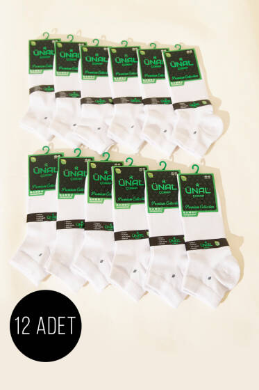 Erkek 12'li Dikişsiz Bambu Patik Çorap Asorti 3 - Günün Seçilenleri