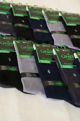 Erkek 12'li Dikişsiz Bambu Soket Çorap Asorti 1 - ERKEK ÇORAP