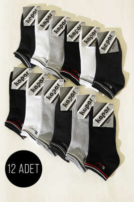 Erkek 12'li Patik Çorap Asorti 2 