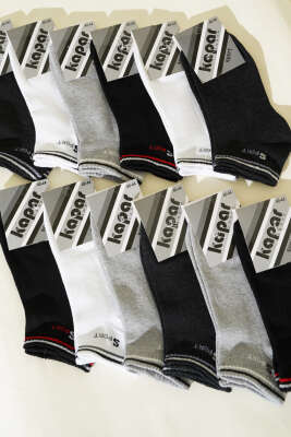 Erkek 12'li Patik Çorap Asorti 2 - ERKEK ÇORAP