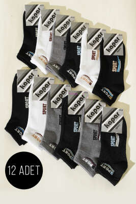 Erkek 12'li Patik Çorap Asorti 5 - KAPAR ÇORAP
