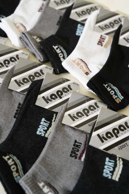 Erkek 12'li Patik Çorap Asorti 5 - ERKEK ÇORAP