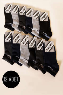 Erkek 12'li Patik Çorap Asorti 8 