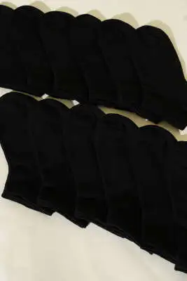 Erkek 12'li Patik Çorap Siyah - ERKEK ÇORAP