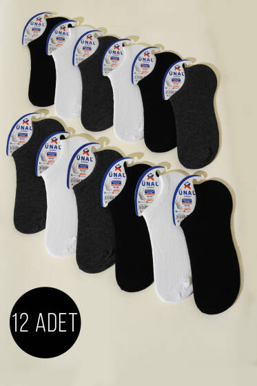 Erkek 12'li Sneaker Çorap Asorti 2 - ERKEK ÇORAP