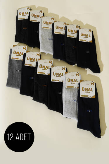 Erkek 12'li Soket Çorap Asorti 1 - ERKEK ÇORAP