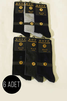 Erkek 3'lı Penye Soket Çorap Asorti 1 - ROFF ÇORAP