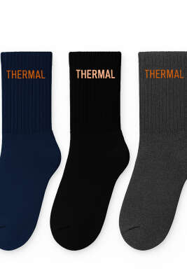 Erkek 3'lü Thermal Soket Çorap Asorti 1 - ERKEK ÇORAP