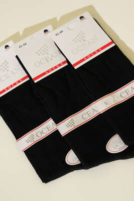 Erkek 3'lü Yazlık Soket Bambu Çorap Siyah - Yılın Fırsatı