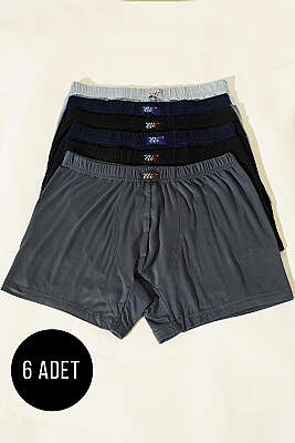 Erkek 6'li Bambu Boxer Kombin - ELİT