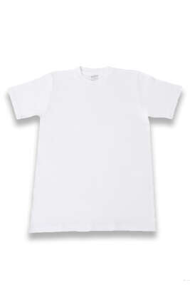 Erkek Basic T-shirt Beyaz - Erkek Basic Tişört