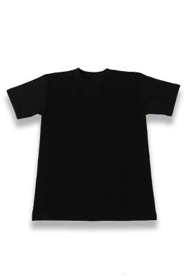 Erkek Basic T-shirt Siyah - Erkek Basic Tişört