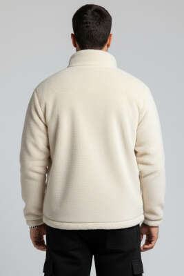 Erkek Kürk Mont Ekru - Erkek Mont