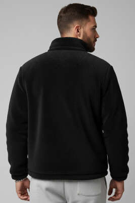 Erkek Kürk Mont Siyah - Erkek Mont