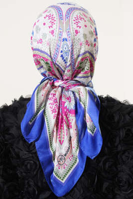 Etnik Çiçekli Soft Eşarp Parlement - Yılın Fırsatı