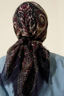 Etnik Desen Flamu Cotton Eşarp Parlement - Günün Seçilenleri