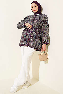 Etnik Motifli Çıtçıtlı Ceket Asorti 2 - Ceket