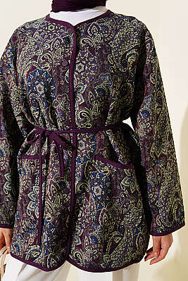 Etnik Motifli Çıtçıtlı Ceket Asorti 2 - Ceket