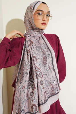 Etnik Paisley Soft Şal Taş - Başörtüsü