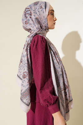 Etnik Paisley Soft Şal Taş - Başörtüsü