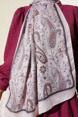 Etnik Paisley Soft Şal Taş - Başörtüsü