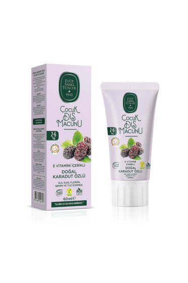 Eyüp Sabri Tuncer Doğal Çocuk Karadut Özlü Diş Macunu 60 ml - Diş Macunu