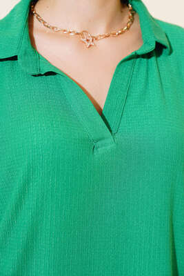 Fakir Kol Bürümcük Bluz Benetton - Kadın Giyim Modelleri