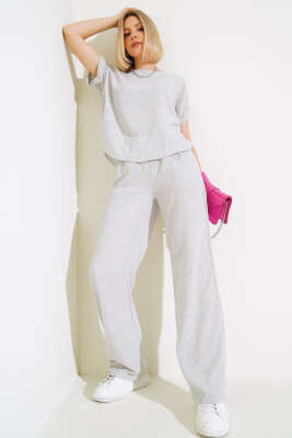 Fakir Kol Keten İkili Takım Gri 