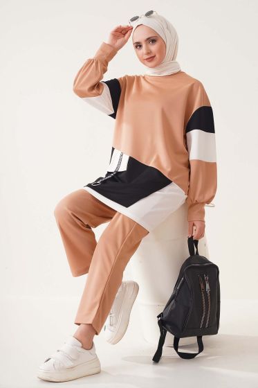 Fashion Etiketli Latte İkili Takım - ÇOK SATANLAR