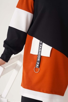 Fashion Etiketli Siyah İkili Takım - İKİLİ TAKIM