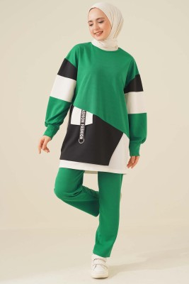 Fashion Etiketli Yeşil İkili Takım 