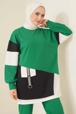 Fashion Etiketli Yeşil İkili Takım - İKİLİ TAKIM
