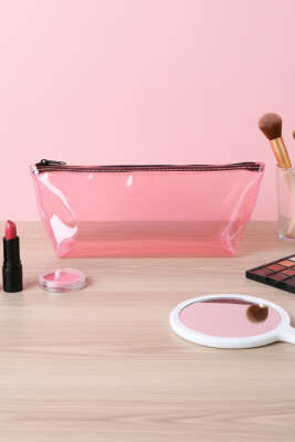 Fermuarlı Basic Makyaj Çantası Asorti 11 