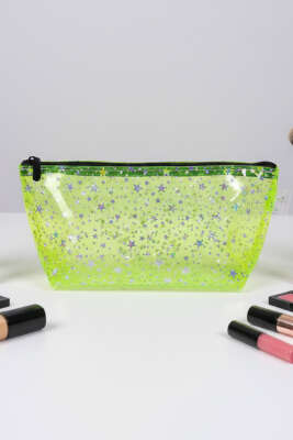 Fermuarlı Basic Makyaj Çantası Asorti 12 