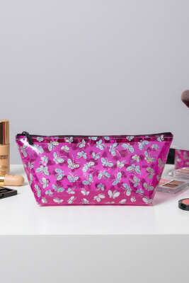 Fermuarlı Basic Makyaj Çantası Asorti 14 