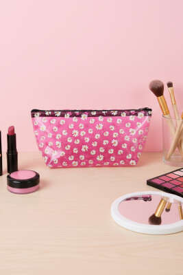 Fermuarlı Basic Makyaj Çantası Asorti 17 