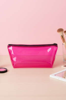 Fermuarlı Basic Makyaj Çantası Asorti 18 