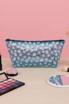 Fermuarlı Basic Makyaj Çantası Asorti 19 