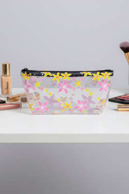 Fermuarlı Basic Makyaj Çantası Asorti 2 - NEW WELL